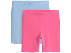 Name It cykelshorts serenity/carmine rosa 2-pak